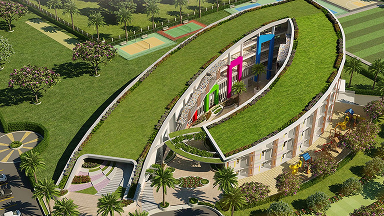 Delhi World Public School — Campus Facility & Infrastructure View 2