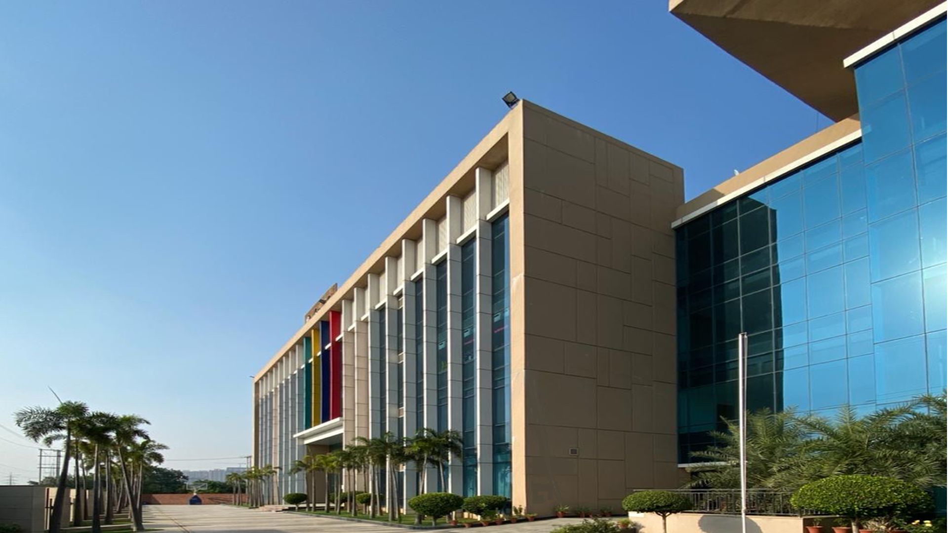 Lotus Valley International School Campus Exterior